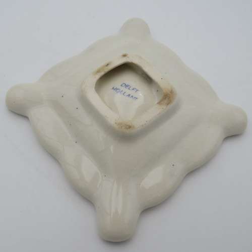 Delft Munttoren Amsterdam porcelain ashtray