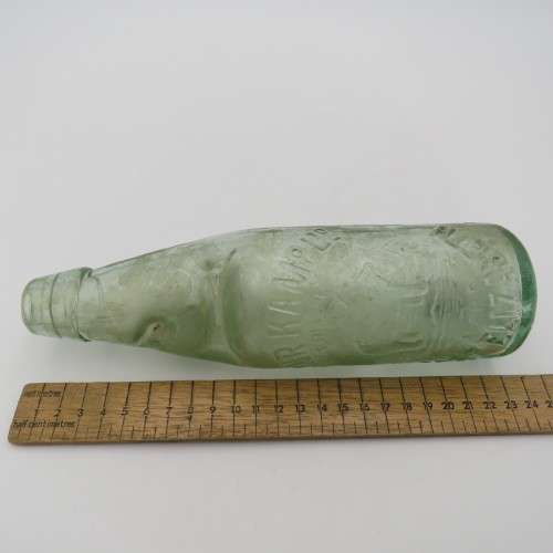 Antique Heinr Kamp Ltd, Port Elizabeth glass soda bottle with marble