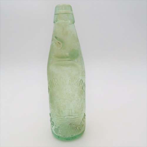 Antique Heinr Kamp Ltd, Port Elizabeth glass soda bottle with marble
