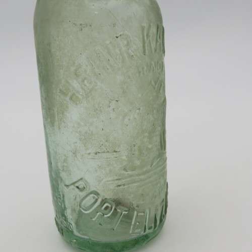 Antique Heinr Kamp Ltd, Port Elizabeth glass soda bottle with marble