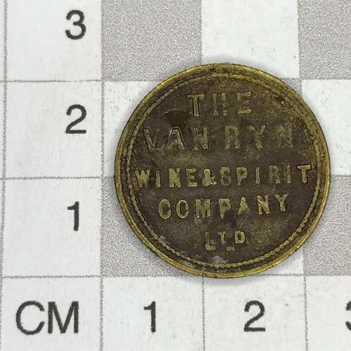 Van Ryn Wine and Spirit Co. Token - Rare South Africa reverse