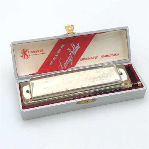 Vintage Hohner Larry Adler Professional 12 harmonica in case