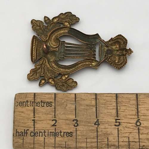 Boer War Victorian Royal Army Bandsman Cap Badge - one lug missing