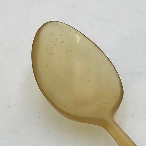 Antique Edwardian Horn and Silver whistle spoon - Adie and Lovekin, Birmingham 1903