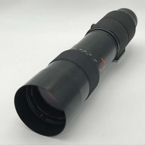 Vivitar 120mm-600mm f  1:5,6-8,0 telephoto 200m lens in case - lens is clean - P/K mount