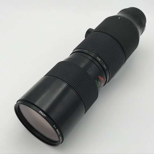 Vivitar 120mm-600mm f  1:5,6-8,0 telephoto 200m lens in case - lens is clean - P/K mount