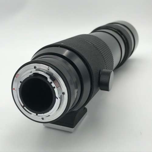 Vivitar 120mm-600mm f  1:5,6-8,0 telephoto 200m lens in case - lens is clean - P/K mount
