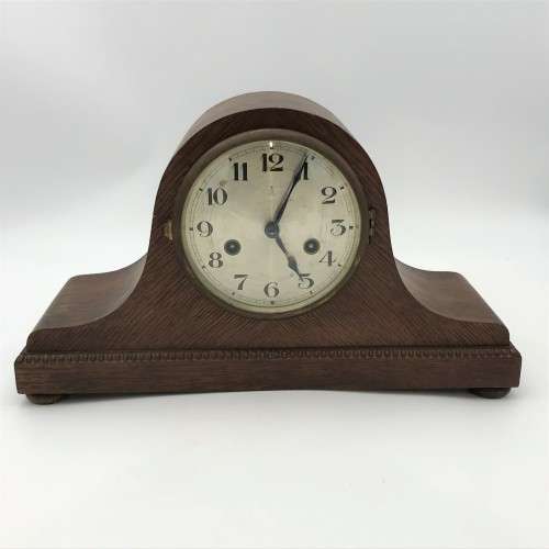 Vintage Gustav Becker Mantle Clock - not working - suspension spring broken