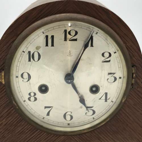 Vintage Gustav Becker Mantle Clock - not working - suspension spring broken