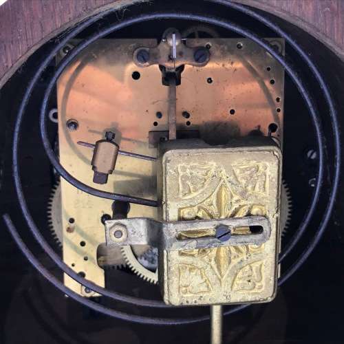 Vintage Gustav Becker Mantle Clock - not working - suspension spring broken