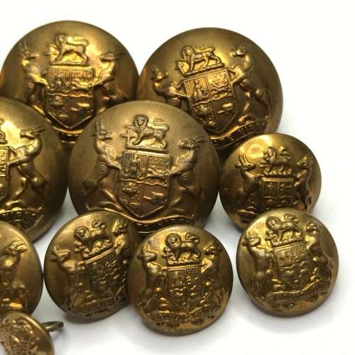 Lot of 13 SA Army uniform buttons