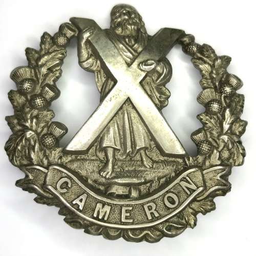 WW1 Cameron Highlanders Regiment cap badge