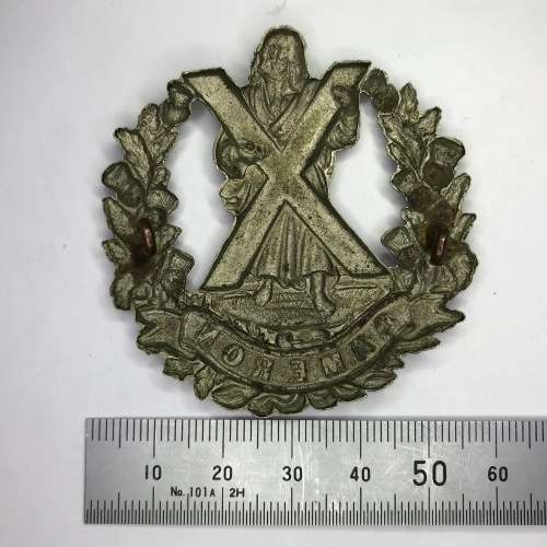 WW1 Cameron Highlanders Regiment cap badge