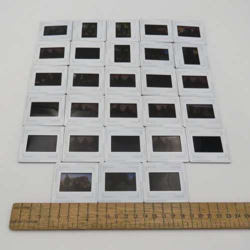 Lot of 27 Old Photo slides taken early 1980`s by photo journalist