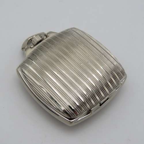 Square full hunter quartz pocketwatch - Needs battery