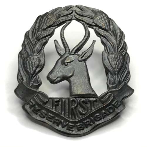 SA First Reserve Brigade cap badge