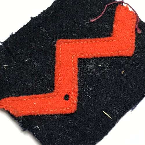 WW2 SA Artillery cloth pith helmet flash