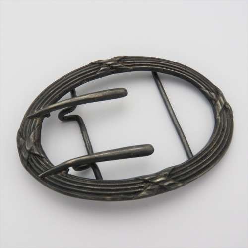 Vintage German 800 silver belt buckle - Weighs 27,5 g