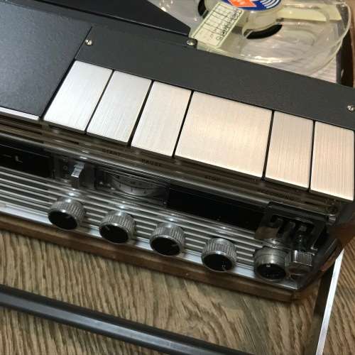 Vintage LIHER 4000 Report - L portable reel to reel player with mic - not working