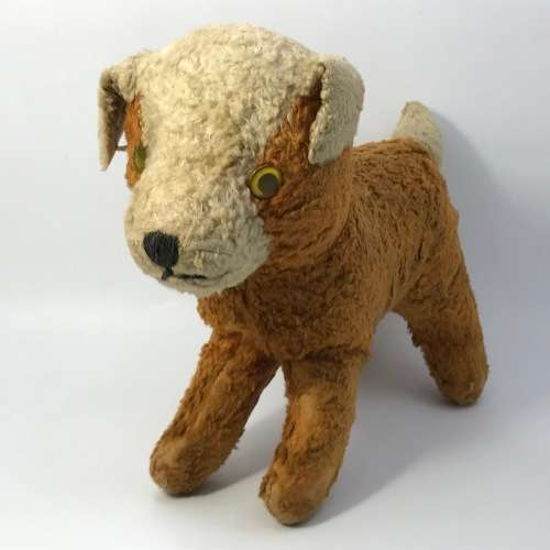 Vintage puppy dog plush toy