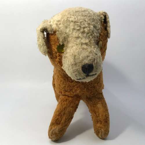 Vintage puppy dog plush toy