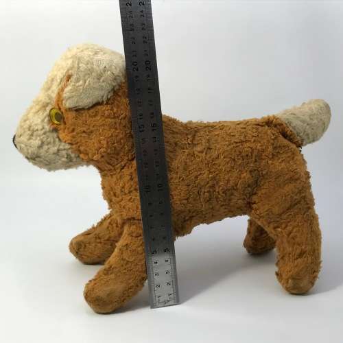 Vintage puppy dog plush toy