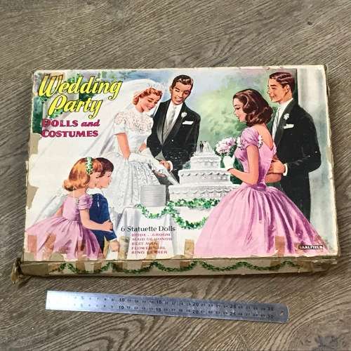 Large lot of vintage paper dressing dolls - mixed variety