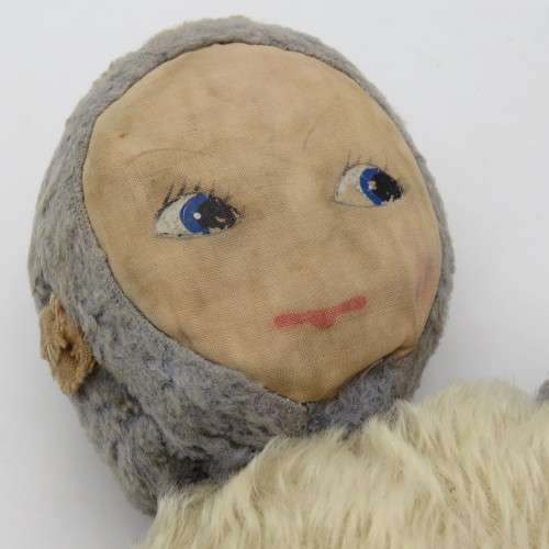 Vintage plush toy doll