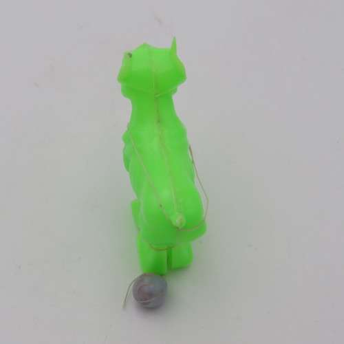Vintage hand plastic walking dog toy