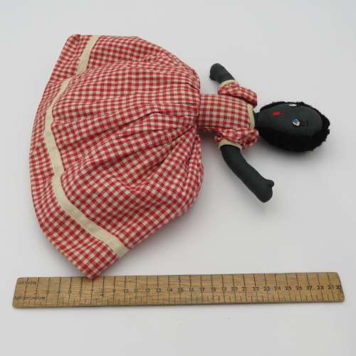 Vintage Black/white flip doll