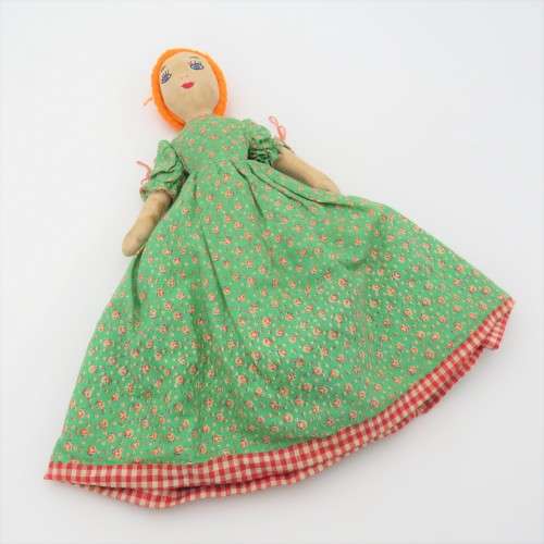 Vintage Black/white flip doll