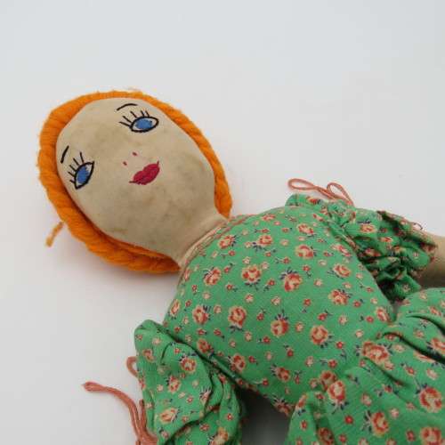 Vintage Black/white flip doll