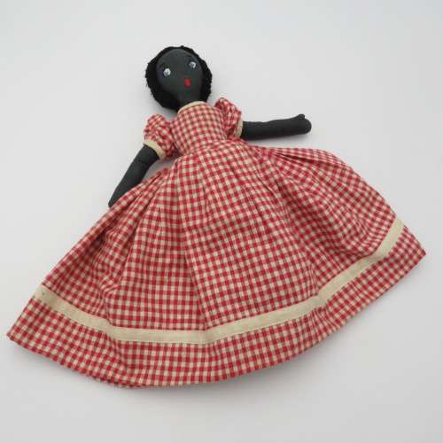Vintage Black/white flip doll