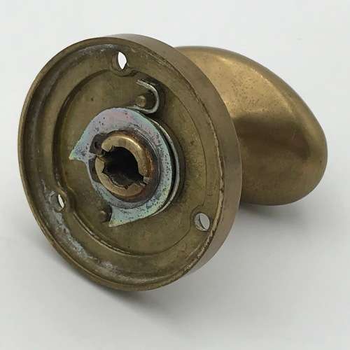 Pair of vintage brass door knobs
