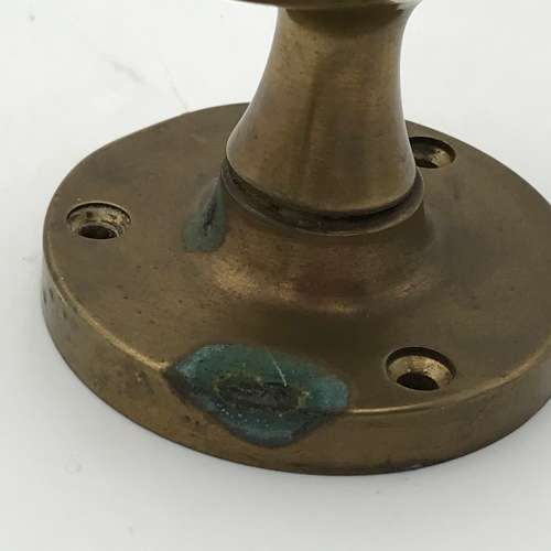Pair of vintage brass door knobs