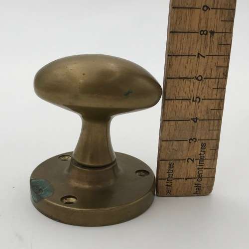 Pair of vintage brass door knobs