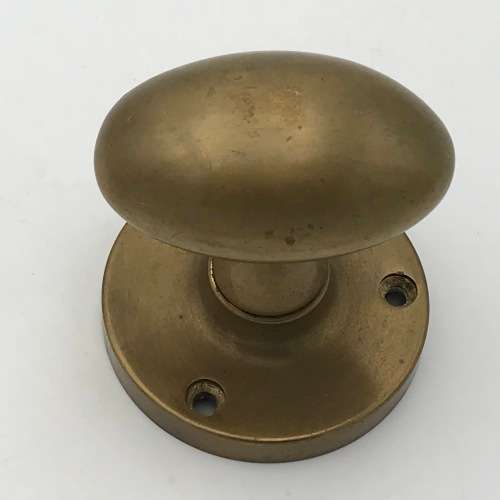 Pair of vintage brass door knobs