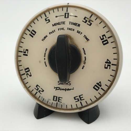 Vintage Smiths Pinger 60 minute kitchen timer