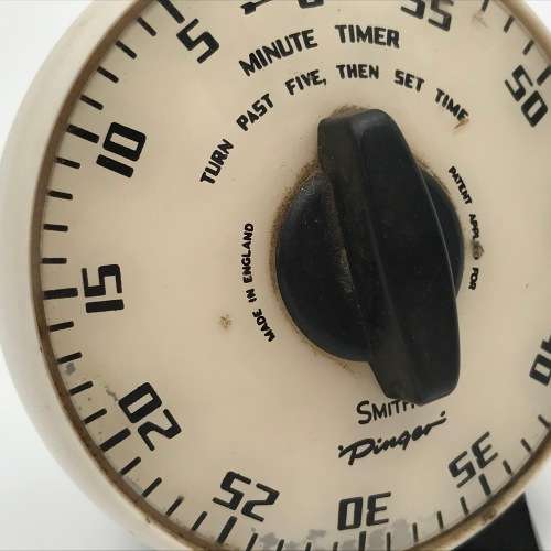 Vintage Smiths Pinger 60 minute kitchen timer
