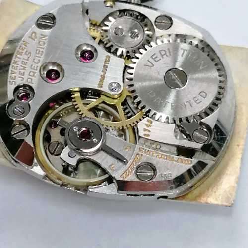 1930`s Gruen Curvex Precision 10kt Gold filled mens watch - rare model - working