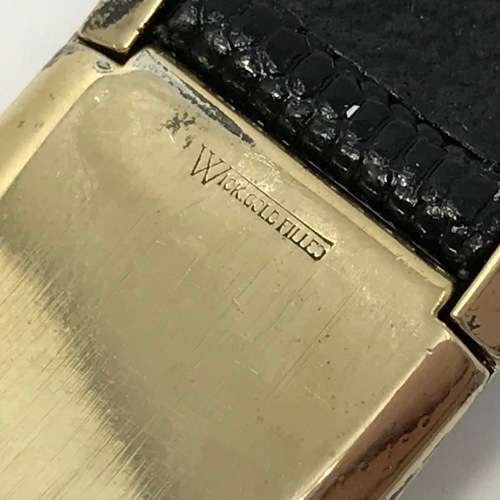 1930`s Gruen Curvex Precision 10kt Gold filled mens watch - rare model - working