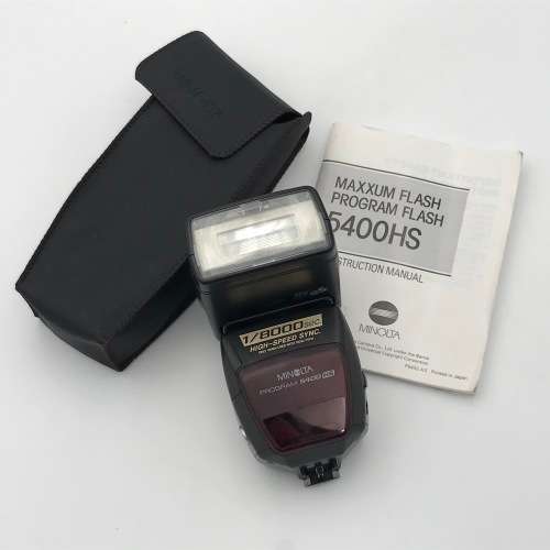 Minolta Program 5400 HS camera flash - excellent working condition