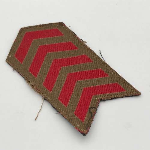 British Commonwealth Overseas Service stripes badge - 5 years