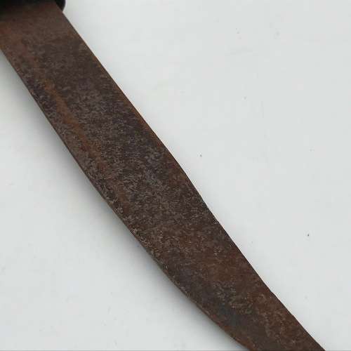 Antique Moroccan Jambya / Koummya dagger with brass sheath