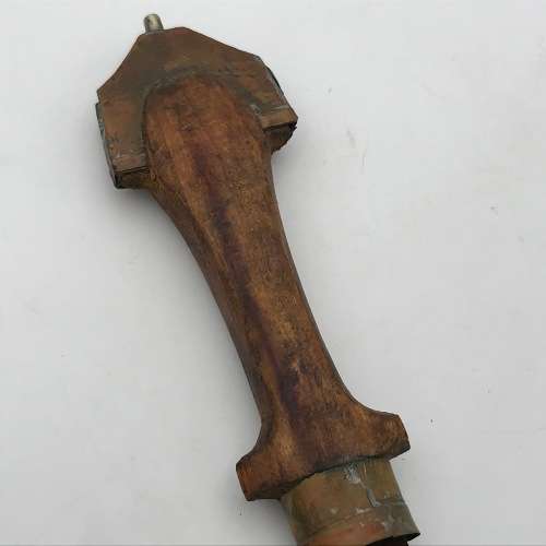 Antique Moroccan Jambya / Koummya dagger with brass sheath