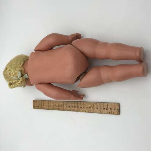 Antique composition doll with sound box - no clothing