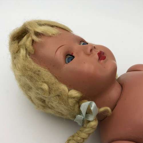 Antique composition doll with sound box - no clothing
