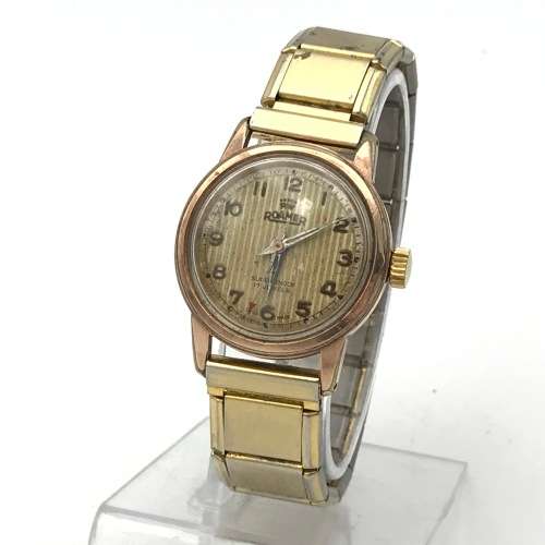 Vintage Roamer Super-Shock manual wind unisex watch - working
