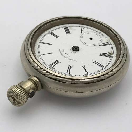 Antique American Waltham pocket watch for spares - not working