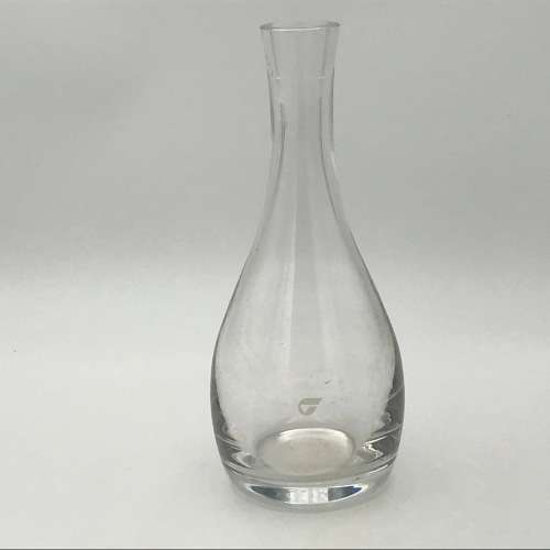 Vintage Crystal glass decanter with lid